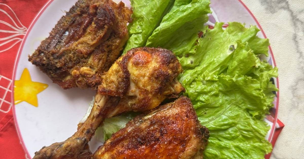 Resep Ayam Goreng Bacem Kunyit Mudah dan Praktis Dihidangkan
