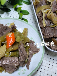 十分鐘上菜─辣炒酸菜牛肉 的食譜成品照片