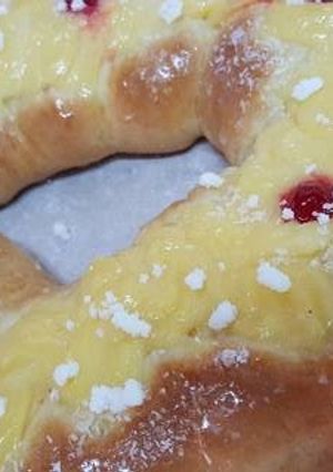 Una foto de Rosca de Reyes o pascua