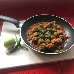 A picture of Spicy Lamb meat balls.