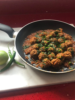 A picture of Spicy Lamb meat balls.