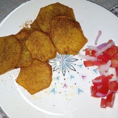 A picture of Spicy Potato Slices.