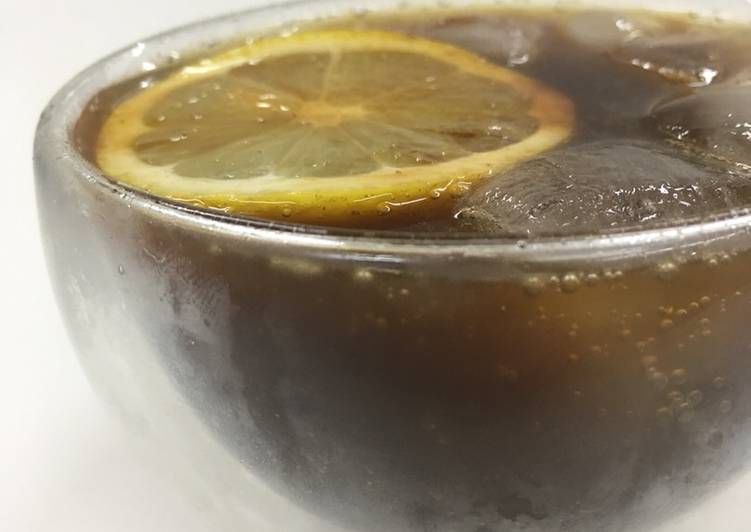 Ice Coffee Lemon Tonic