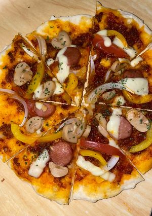 Foto resep Pizza Teflon Mudah (takaran sendok)