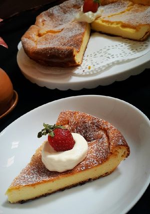 A picture of Baked Greek Custard.