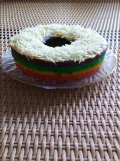 Foto resep Bolu kukus pelangi