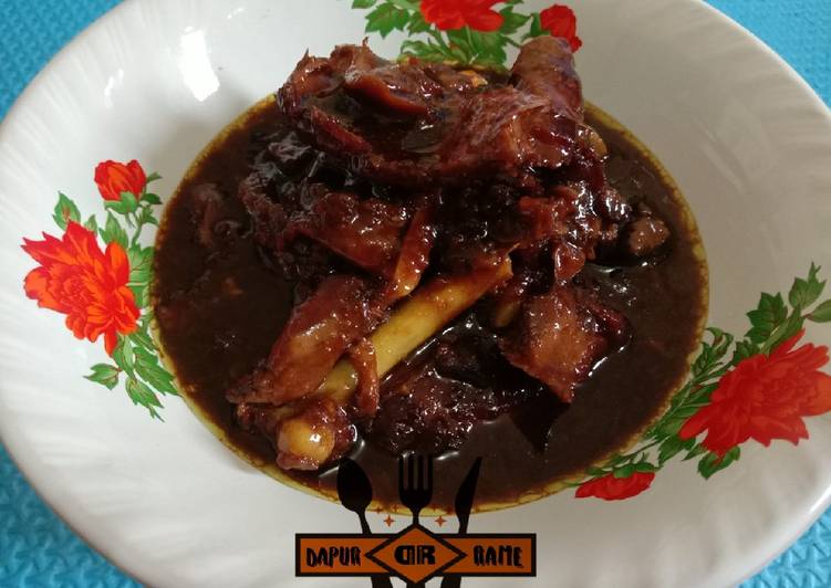 Semur Ayam Geprek