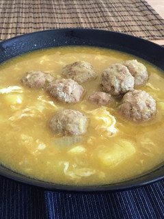Una foto de Caldo de albóndigas
