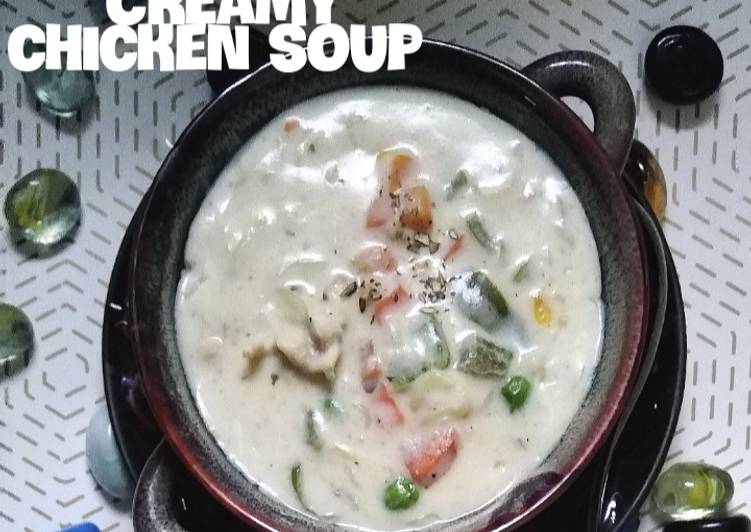 Creamy chicken soup 🍵