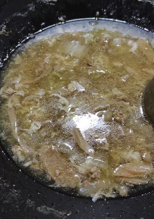 Foto resep Kuah Loh (kental) Babi Giling + Jamur