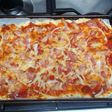 Pizza casera de bacon