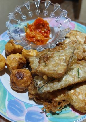 Foto resep Tempe Goreng Daun Jeruk