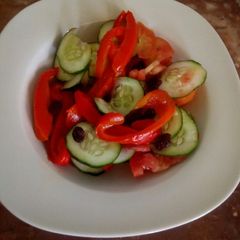 A picture of Sweet pepper salad.