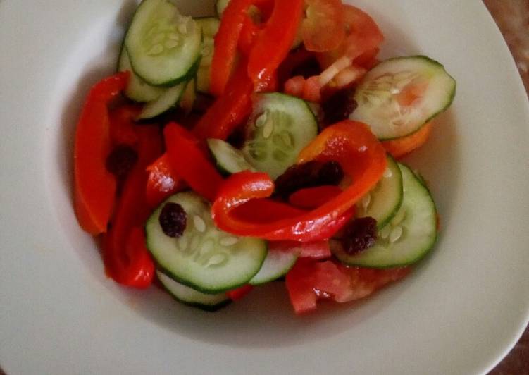 Sweet pepper salad