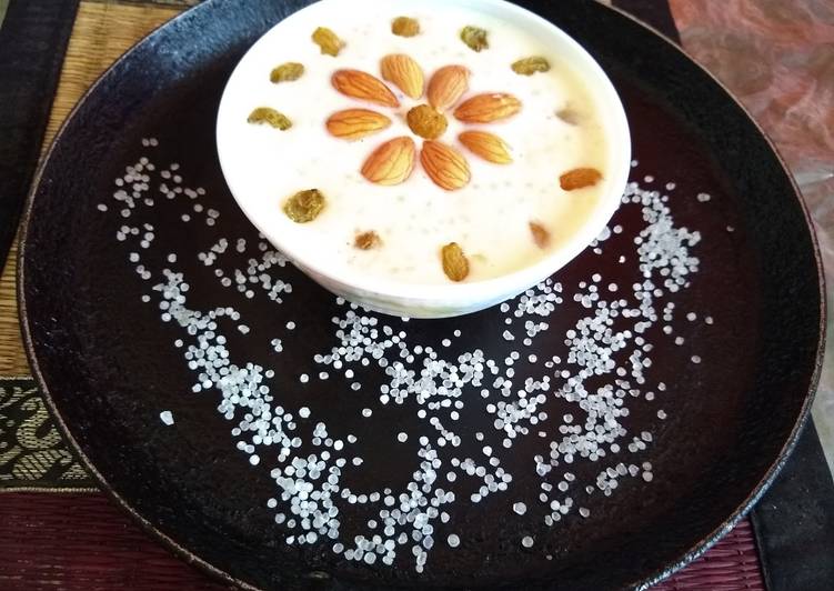 Easiest Way to Prepare Speedy Sabudana kheer