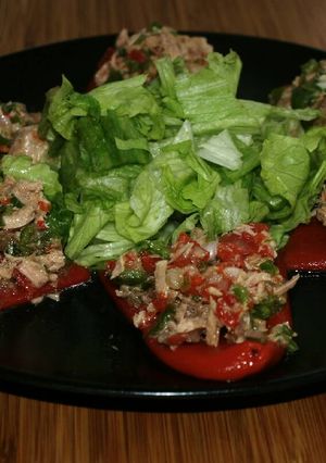 Foto principal de Ensalada de pimientos del piquillo 🍴