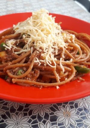 Foto resep Spaghetti bolognese #menuku #spaghetti #italy