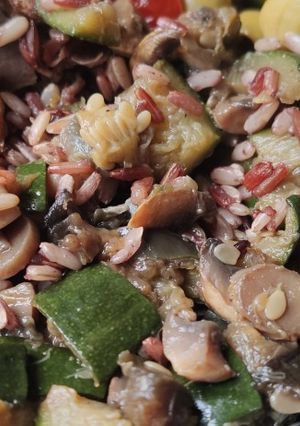 Une photo de Légumes laqués aux quatre épices