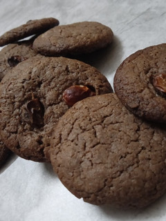 A picture of Eggless Chocolate Cookies.