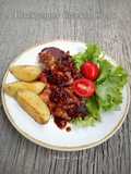 Black pepper chicken steak