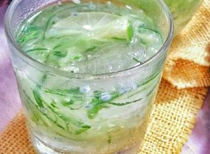 Foto resep Es timun serut&selasih #pr_es buah