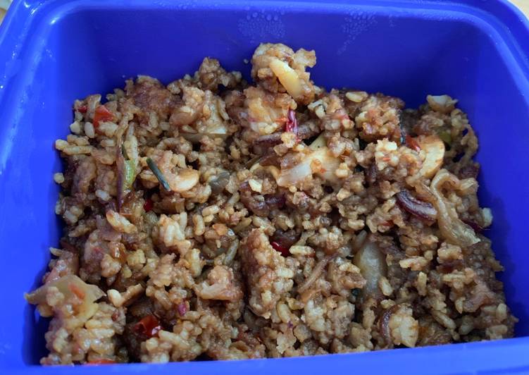 Resep Nasi goreng cumi telur asin (salted egg) Anti Gagal