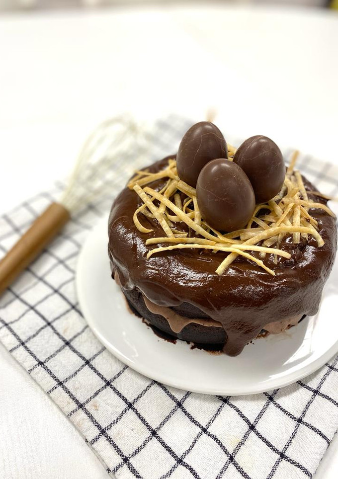 Una foto de Mona de Pascua de Chocolate