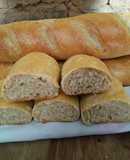 Pan rústico natural (baguette)