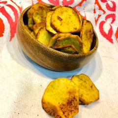 A picture of Sweet potato crisps.
