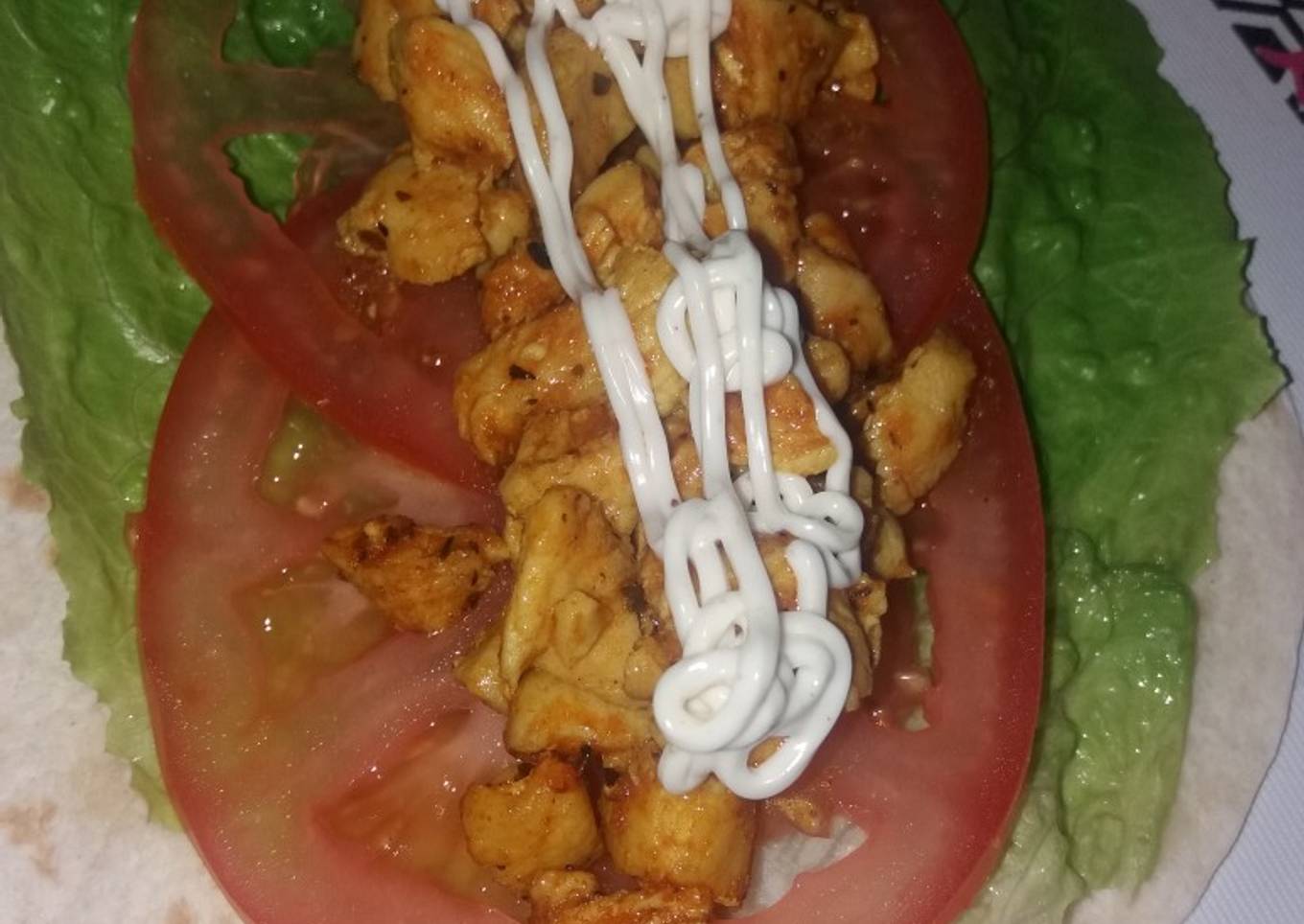 Fajita de pollo