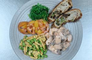 “Buffet” salad, cá hồi tái [Eat clean - Lose weight]