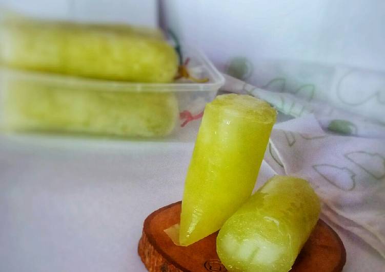 Cara meramu Es mambo melly (melon jelly)  yang Sempurna