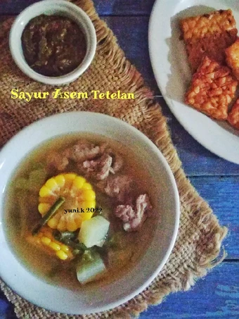 Cara Mudah Menyiapkan Resep Sayur Asem Tetelan yang Lezat Anti Ribet, Mantap Sekali
