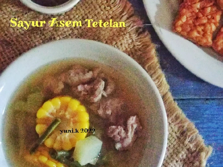 Cara Mudah Menyiapkan Resep Sayur Asem Tetelan yang Lezat Anti Ribet, Mantap Sekali