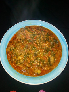 A picture of Vegetable soup.