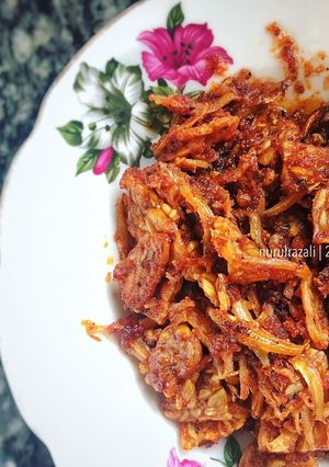 Gambar Sambal Tempe & Ikan Bilis