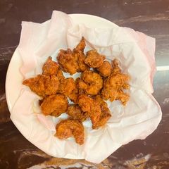 A picture of KFC prawns.