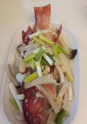 Foto resep Ikan tim jamur
