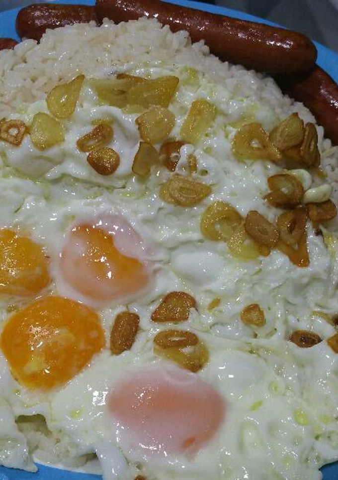 Una foto de Arroz a la cubana, a mi manera!!😜😋