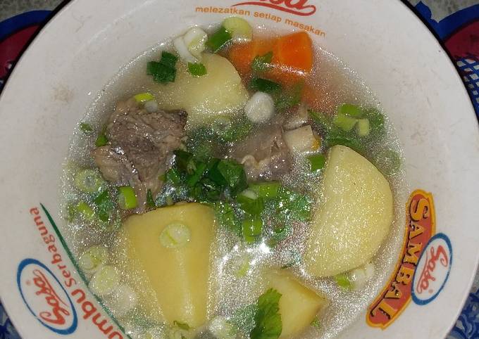 Resep Sop Tulang Sapi Ala Sop Janda Oleh Mam Asih Cookpad