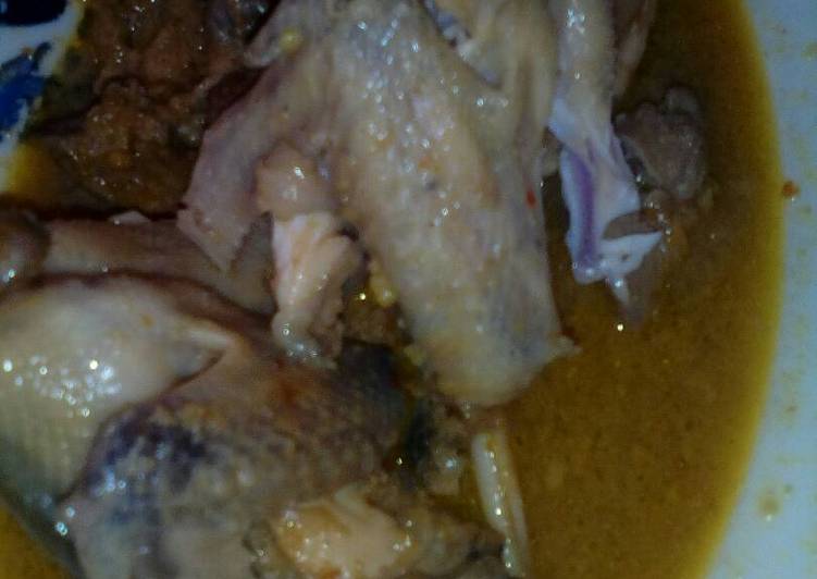 Cara Gampang Membuat Gulai Ayam kampung (Kalio Ayam) so simpel, Enak Banget
