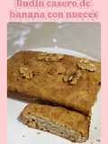 Budín de banana y nueces👩🏻‍🍳🍌