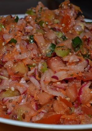 Una foto de Ensalada fresca y picante