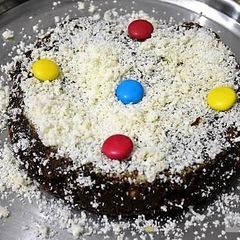 A picture of Dry fruits and coffee brownie recipe (egg less).