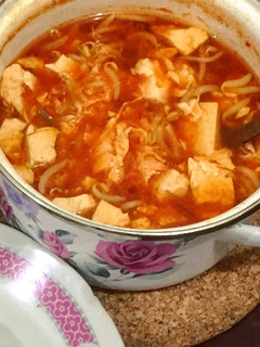 Foto resep Soondubu Jjigae (korean tofu and egg spicy soup)