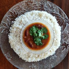 A picture of Rajma Chawal Home style.