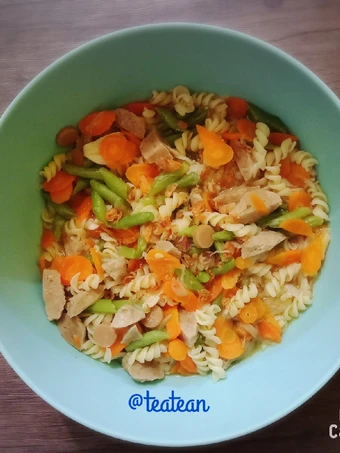 Cara Mudah Membuat Resep Oseng wortel makaroni sosis pentol yang Enak Banget Anti Ribet, Menggugah Selera