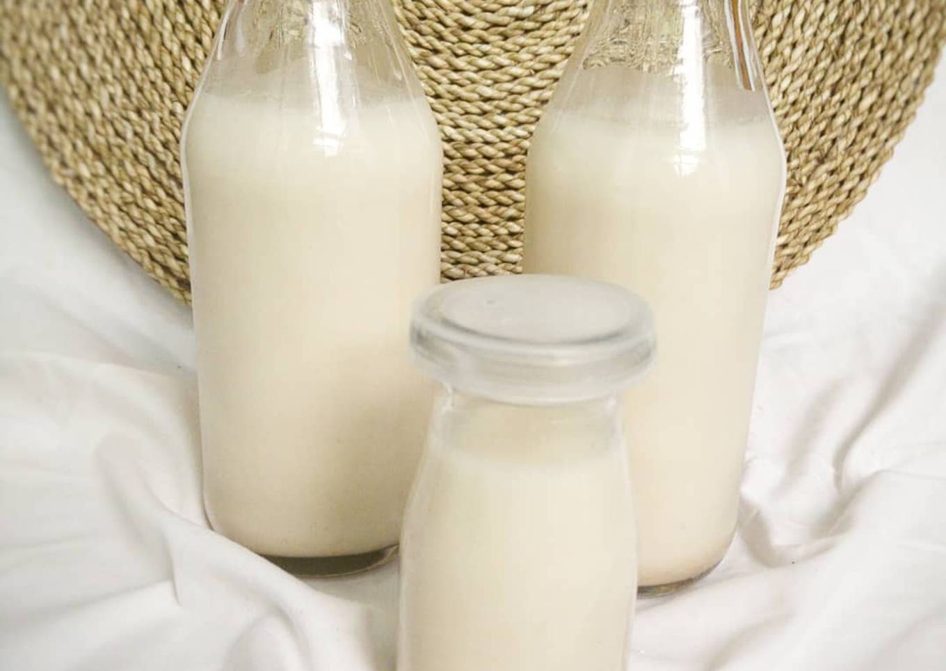 Homemade susu / oat milk / susu oat