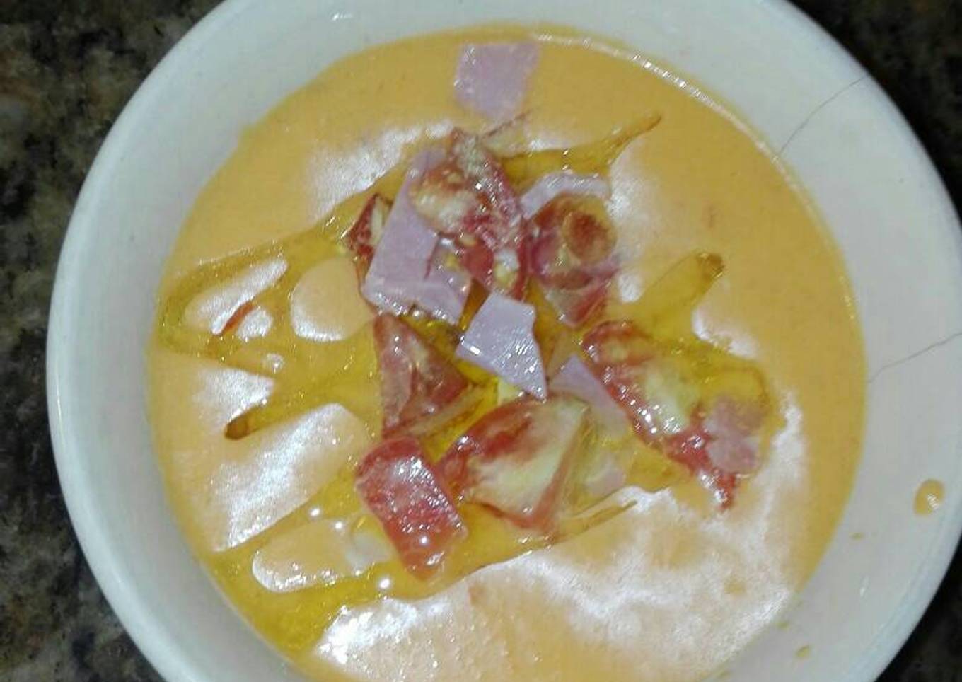 Gazpacho con toque de calabaza