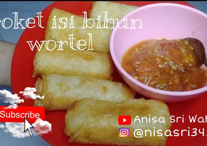 Cara membuat Kroket isi bihun wortel Cara membuat Kroket isi bihun wortel